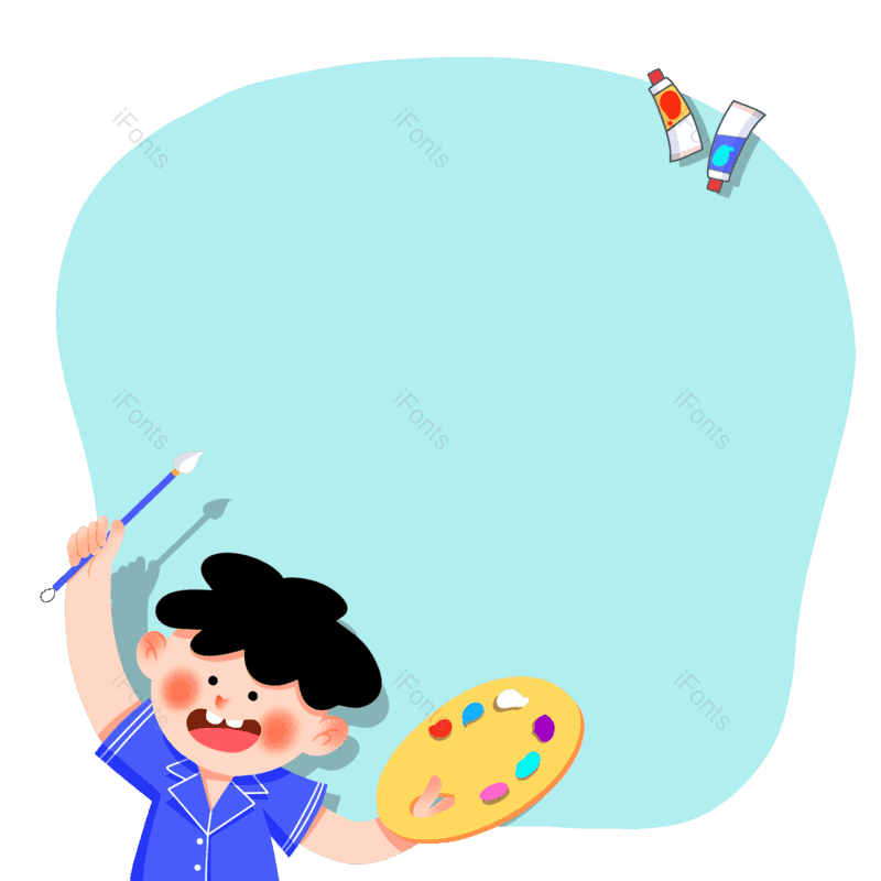 学习图片,插画手绘元素,开学季PNG,学生免抠素材